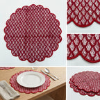 Sunehri Quilted Placemat – 14" x 14"