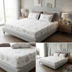 Classical Design Elastic/Fitted Bedsheets Pure Cotton 108 BY 108 Inch
