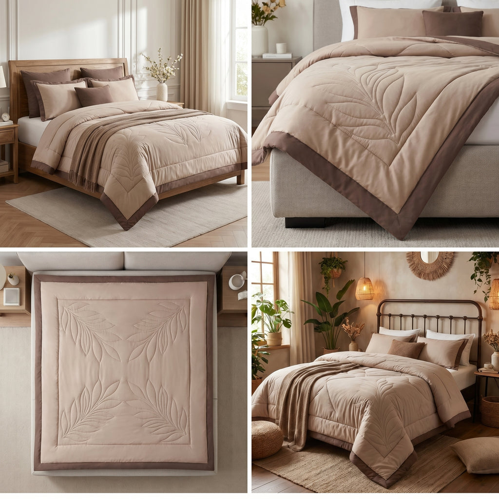 🌿 Elegant Comforters – 220 × 240 cm (Double Bed)