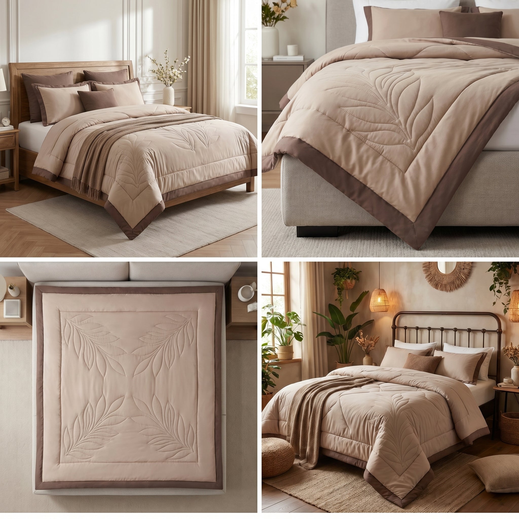 🌿 Elegant Comforters – 220 × 240 cm (Double Bed)