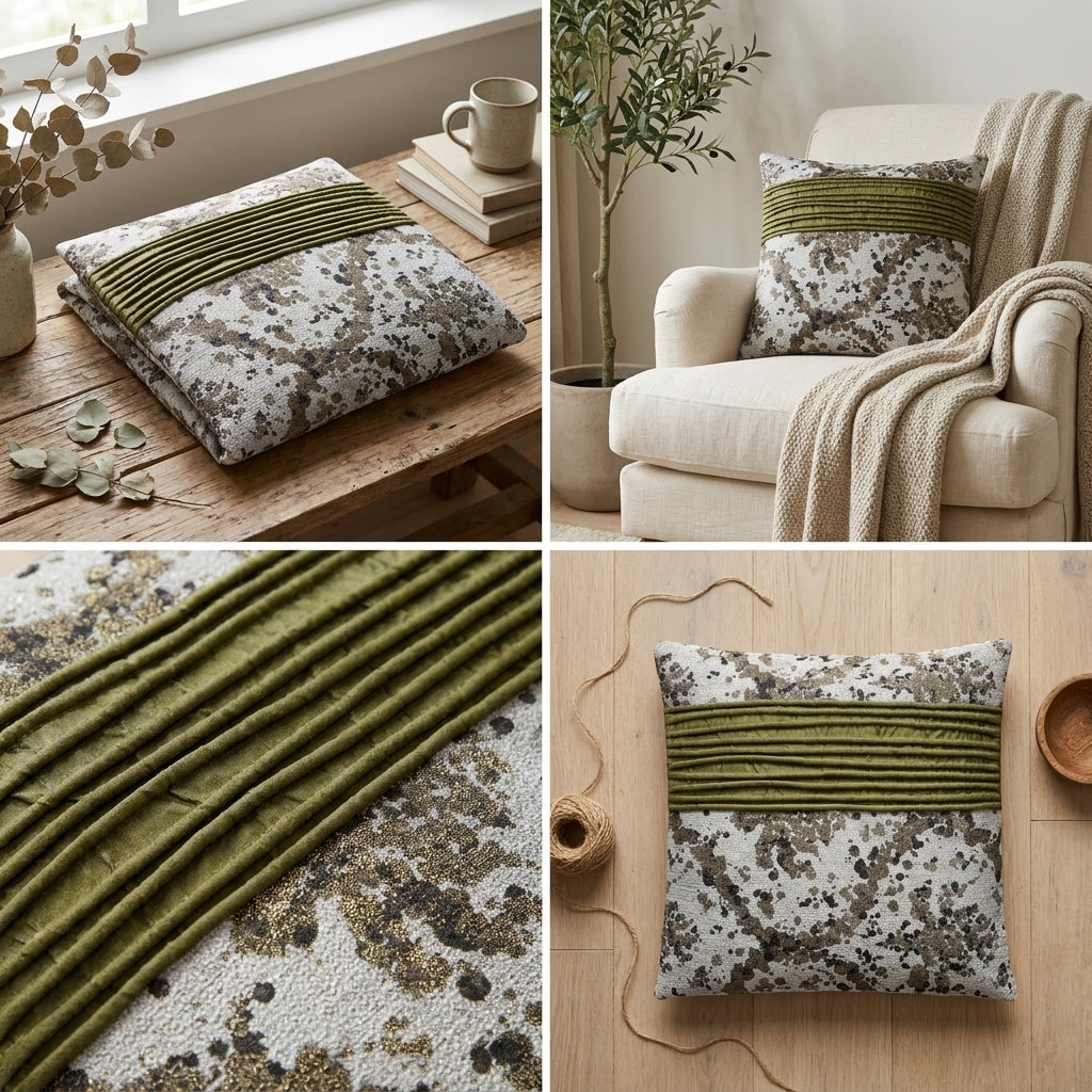 Decorative Cushion Cover Set – 5 Piece (16 x 16 Inch)