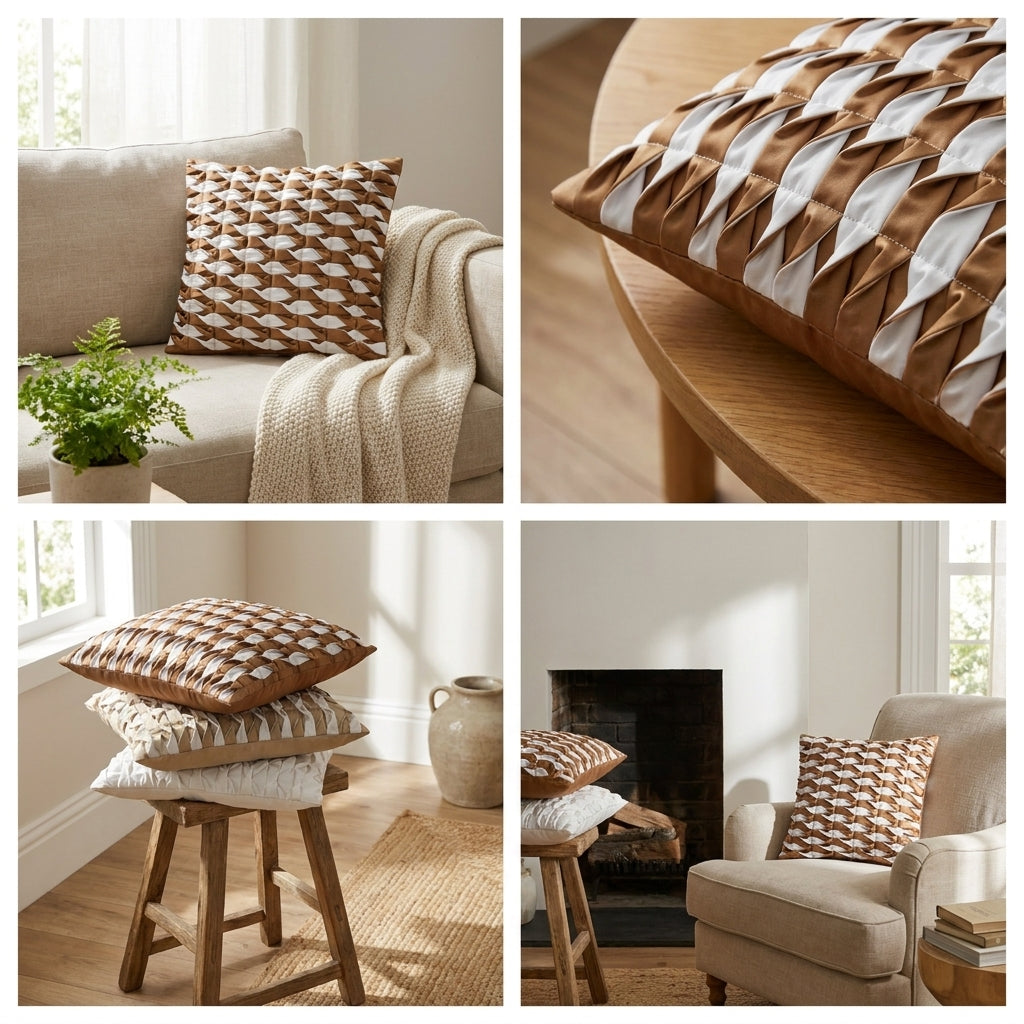Decorative Cushion Cover Set – 5 Piece (16 x 16 Inch)