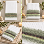 Savanna Rain Gauze Cotton Bath Towel – Artistic Printed Design | 70 × 140 CM
