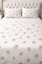 Printed Bedsheets - Pure Ribbed Cotton