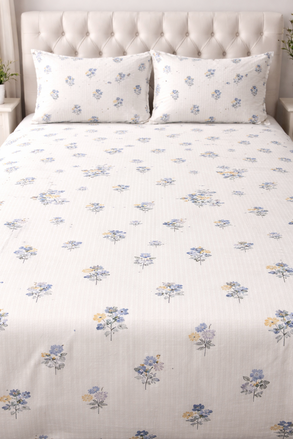 Printed Bedsheets - Pure Ribbed Cotton