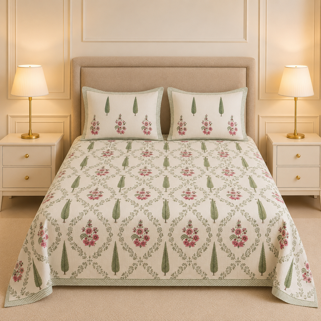 Premium Waffle Bedcover – Skin-Friendly &amp; Breathable Comfort Product Code :- 55B175RKEH