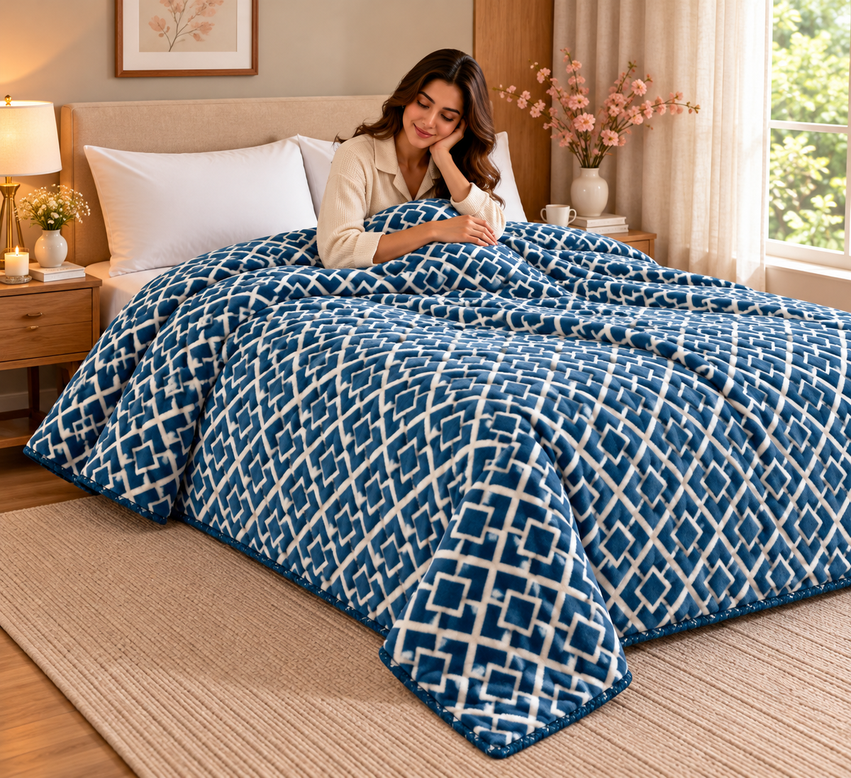 Japanese Mizuki Premium AC Blanket Product Code :- 55B335RKEH