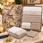 Cloudelle Luxe Bath Towel Gift Set – 4 Pcs