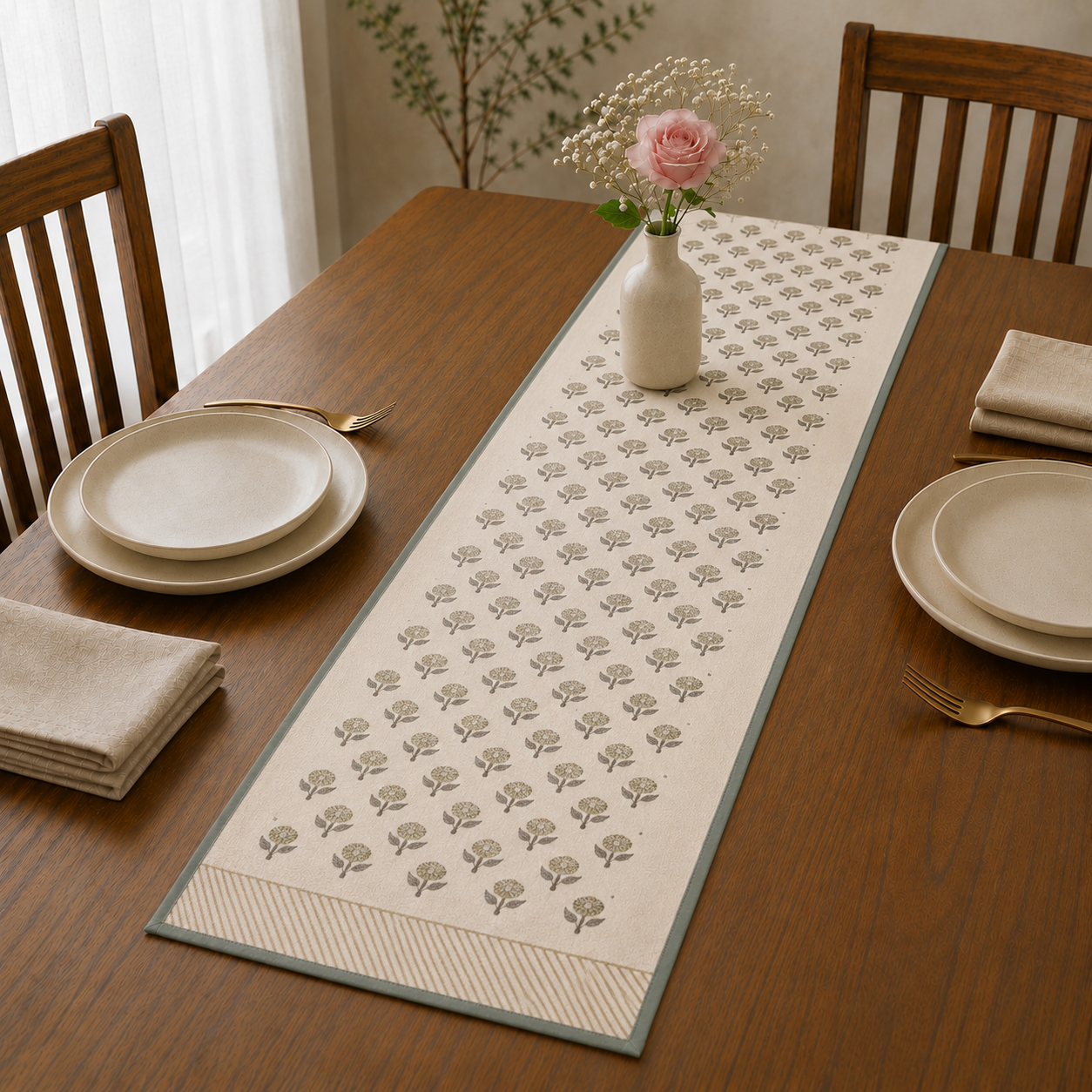 Premium Export Quality Table Runner (74 x 14 Inches) Product Code :- 55B55RKEH