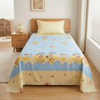 Premium Kids Cartoon Printed Single Bedsheet Set – 100 % Pure Cotton