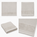 Luxe Pocket Waffle Terry Cotton Bath Towel – 75 × 150 CM | Textured Designer Bath Towel