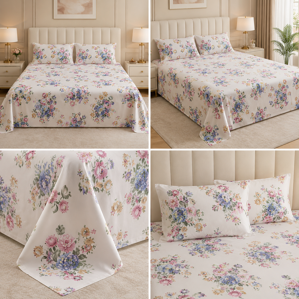 Jumbo Bedsheet – 120 x 120 Inches | Super King Size Product Code :- 55B108RKEH