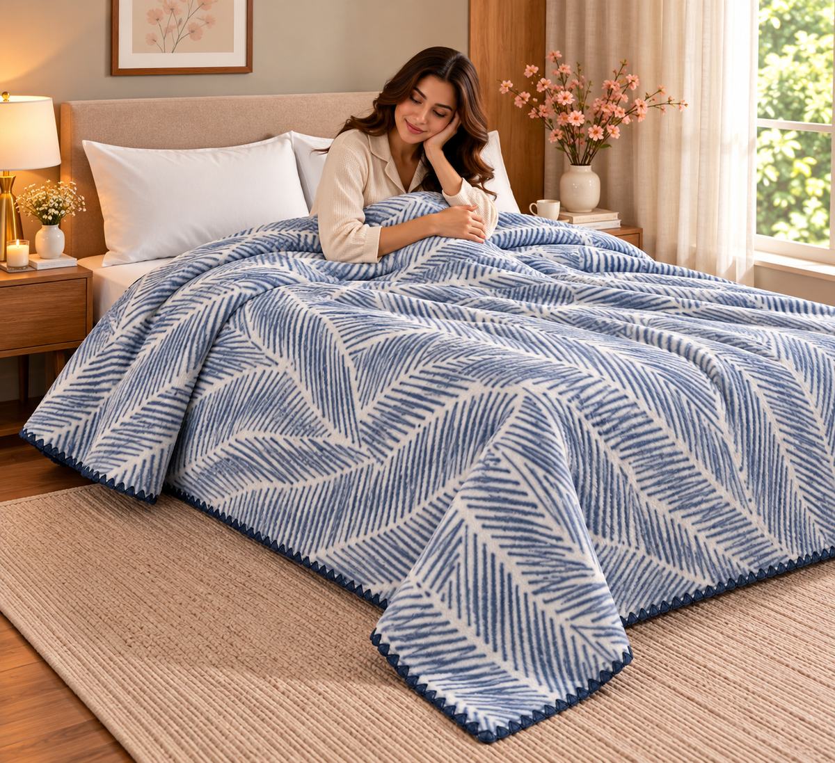 Japanese Mizuki Premium AC Blanket Product Code :- 55B335RKEH