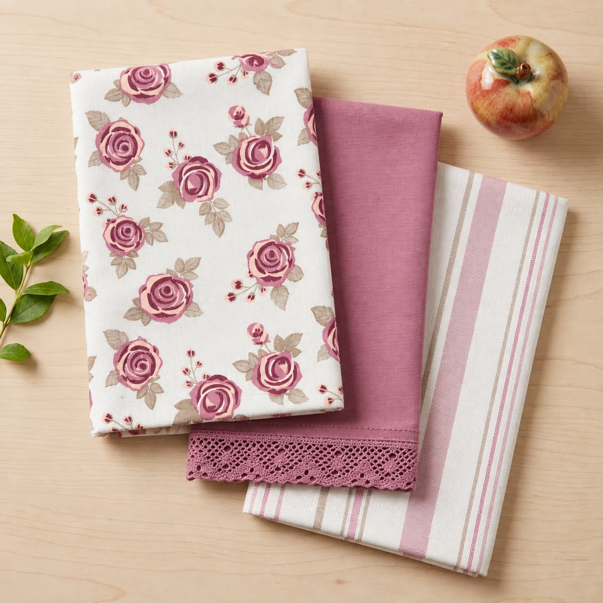 3-Piece Cotton Kitchen Napkin Set | Soft & Absorbent Multi-Purpose Kitchen Towels