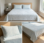 Embossed Winter Bedsheet Set – Ultra Soft & Cozy King Size (3 Pcs)