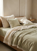 Luxury 6 Pcs Plain AC Comforter SET