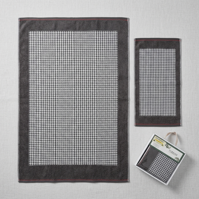 Premium Turkish Cotton Towel Set – 2 Pieces Gift Box Pack