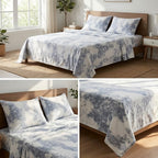 Embossed Winter Bedsheet Set – Ultra Soft & Cozy King Size (3 Pcs)