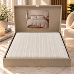 Luxe Stripes Premium Bedsheet Gift Box – Elegant King Size 3 Piece Bedding Set