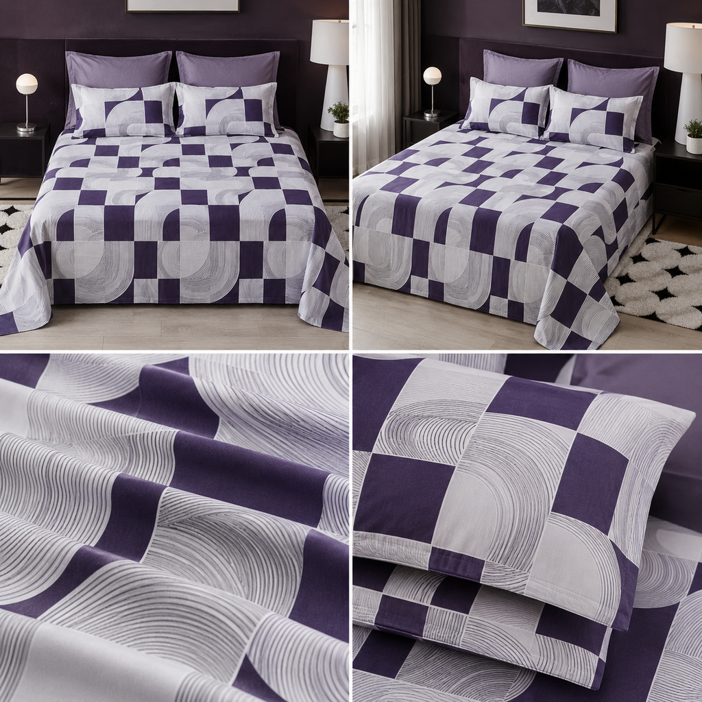 Jumbo Bedsheet – 120 x 120 Inches | Super King Size Product Code :- 55B108RKEH