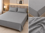 Elegant Self-Design King Size 3 Pcs Bedsheet Set – 108×108 Inches | Product Code :- 55B75RKEH