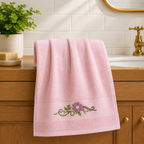 Embroidered English Hand Towel – Premium Quality (14 x 32 inches) Product Code :- 55B56RKEH