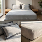 Milky Soft Fitted Winter Bedsheet Set 700 GSM  – King Size