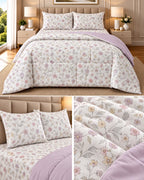 Bliss Floral 4 Pcs King Size Comforter Set – 100% Cotton