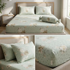 English Flowers Candy Pack Jumbo Size Fitted Bedsheet Set – Jumbo Size