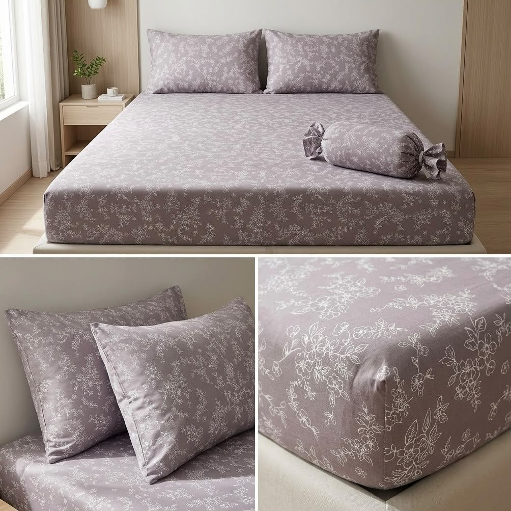 English Flowers Candy Pack Jumbo Size Fitted Bedsheet Set – Jumbo Size