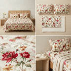 Fitted Bedsheets Pure Cotton 108 BY 108 Inch Product Code :- 55B89RKEH