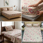 Fitted Bedsheets Pure Cotton 108 BY 108 Inch Product Code :- 55B89RKEH