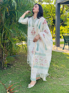 Gul shabnam 3-Piece Stitched Suit ⭐