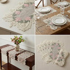 Luxury Floral Lace Table Mats – Set of 6
