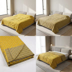 Double Reversible Mulmul Dohar – 350 Thread Count | Premium Summer Comfort