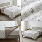 Double Reversible Muslin Dohar – 350 Thread Count | Premium Summer Comfort