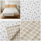 Double Reversible Muslin Dohar – 350 Thread Count | Premium Summer Comfort