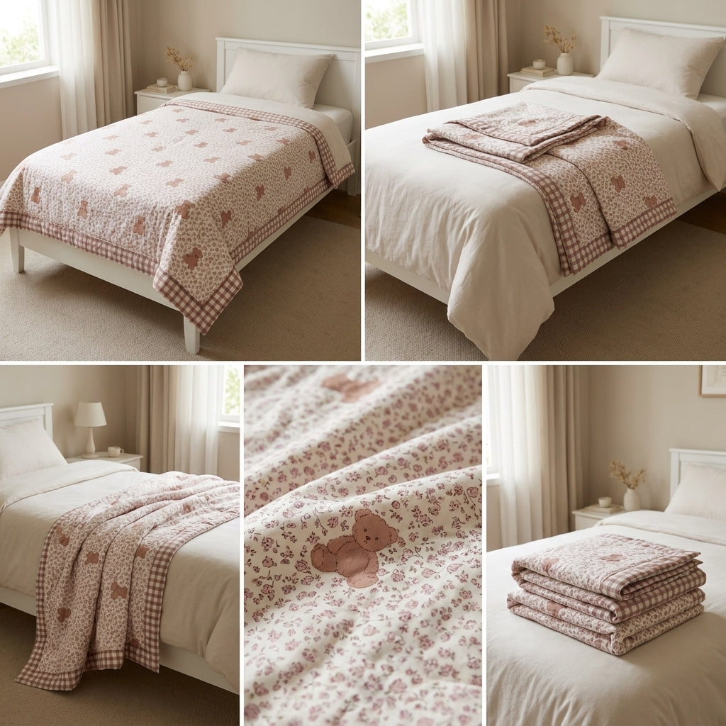Kids Mulmul Single Bed Dohar – Soft & Cozy Collection Product Code :- 55B98RKEH