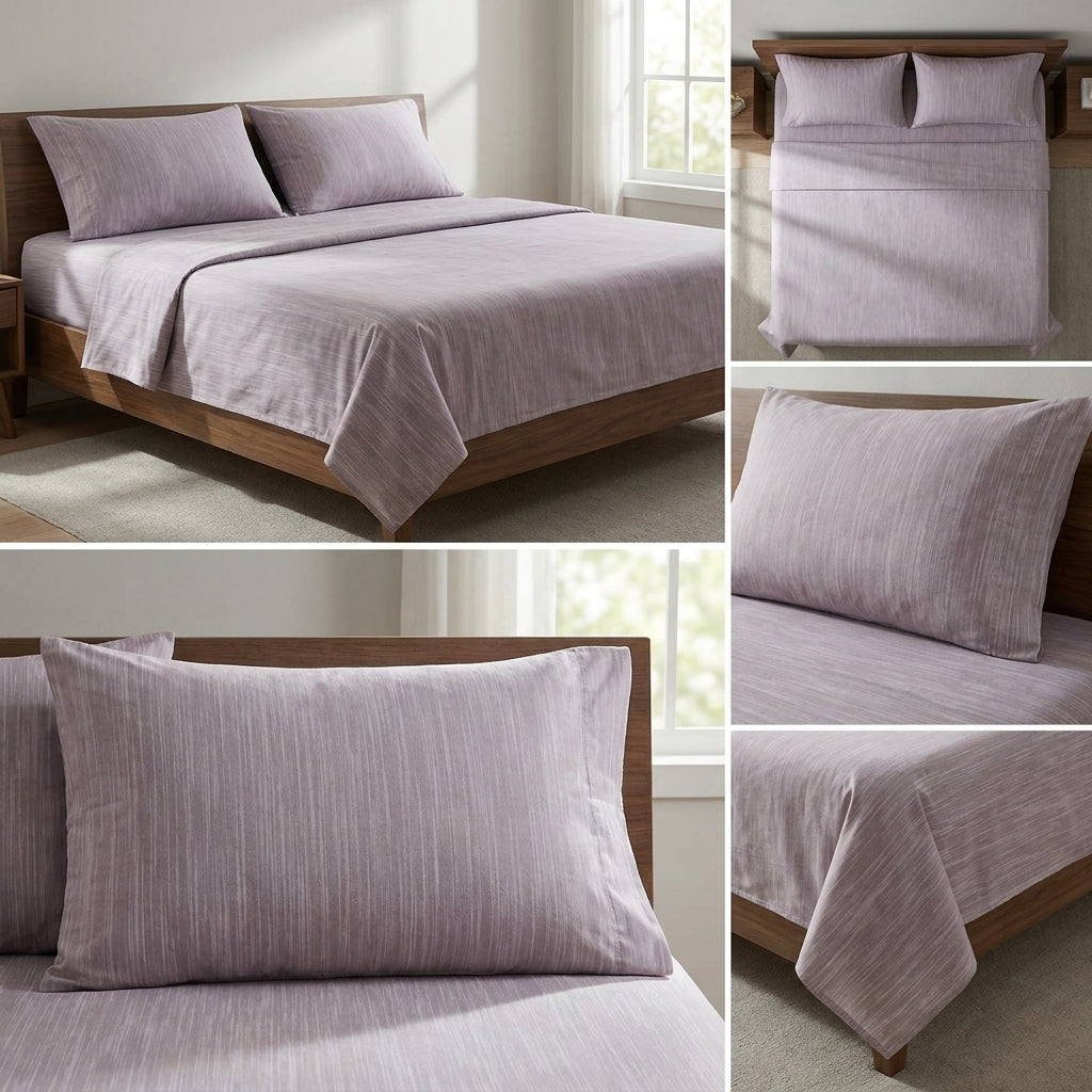 Linen Bedsheets– 108 × 108 Inch | 100% Pure Linen Cotton