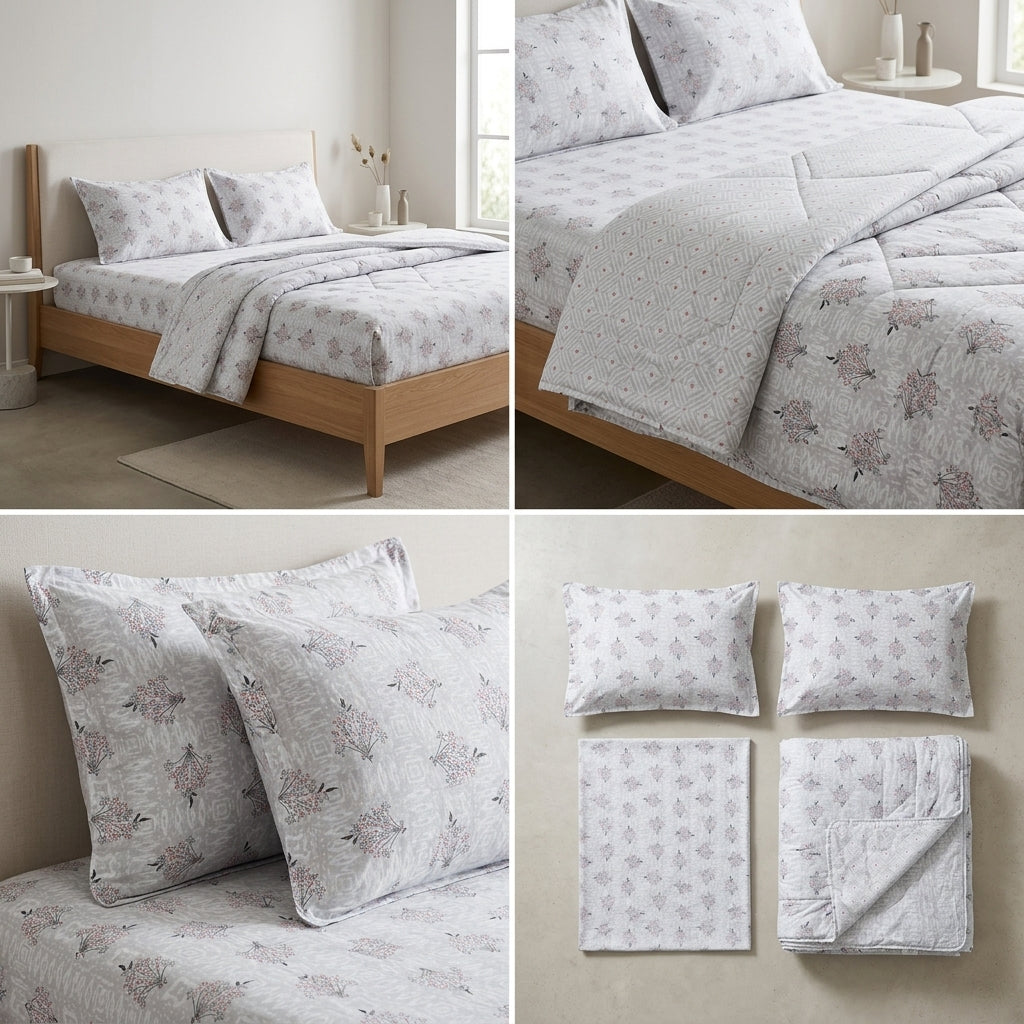 ✨ Imperial Dreams 4 Piece Designer Comforter Set – Soft, Elegant & Cozy Luxury ✨