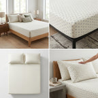 ✨ Super Spft Fitted Elastic Bedsheet – Pure Rib Cotton | King Size ✨