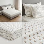 ✨ Super Spft Fitted Elastic Bedsheet – Pure Rib Cotton | King Size ✨