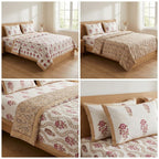 Summer 4 PC Mulmul Quilt Set – Organic Cotton Collection
