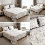 Pure Cotton Bedsheet With Chicken Lace Pillow Covers 108 x 108 inch