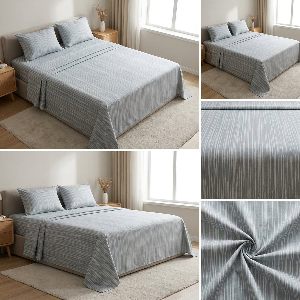 Linen Bedsheets– 108 × 108 Inch | 100% Pure Linen Cotton