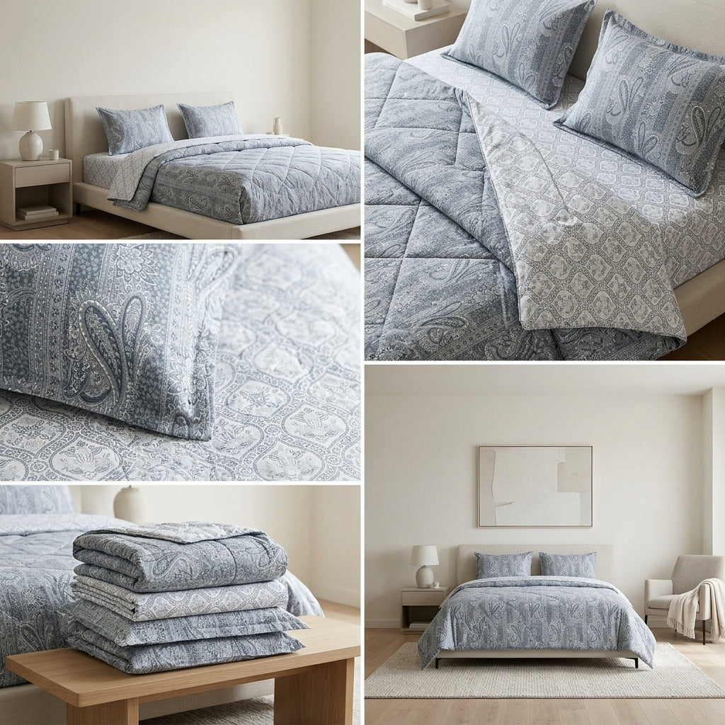 ✨ Imperial Dreams 4 Piece Designer Comforter Set – Soft, Elegant & Cozy Luxury ✨