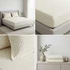 ✨ Super Spft Fitted Elastic Bedsheet – Pure Rib Cotton | King Size ✨