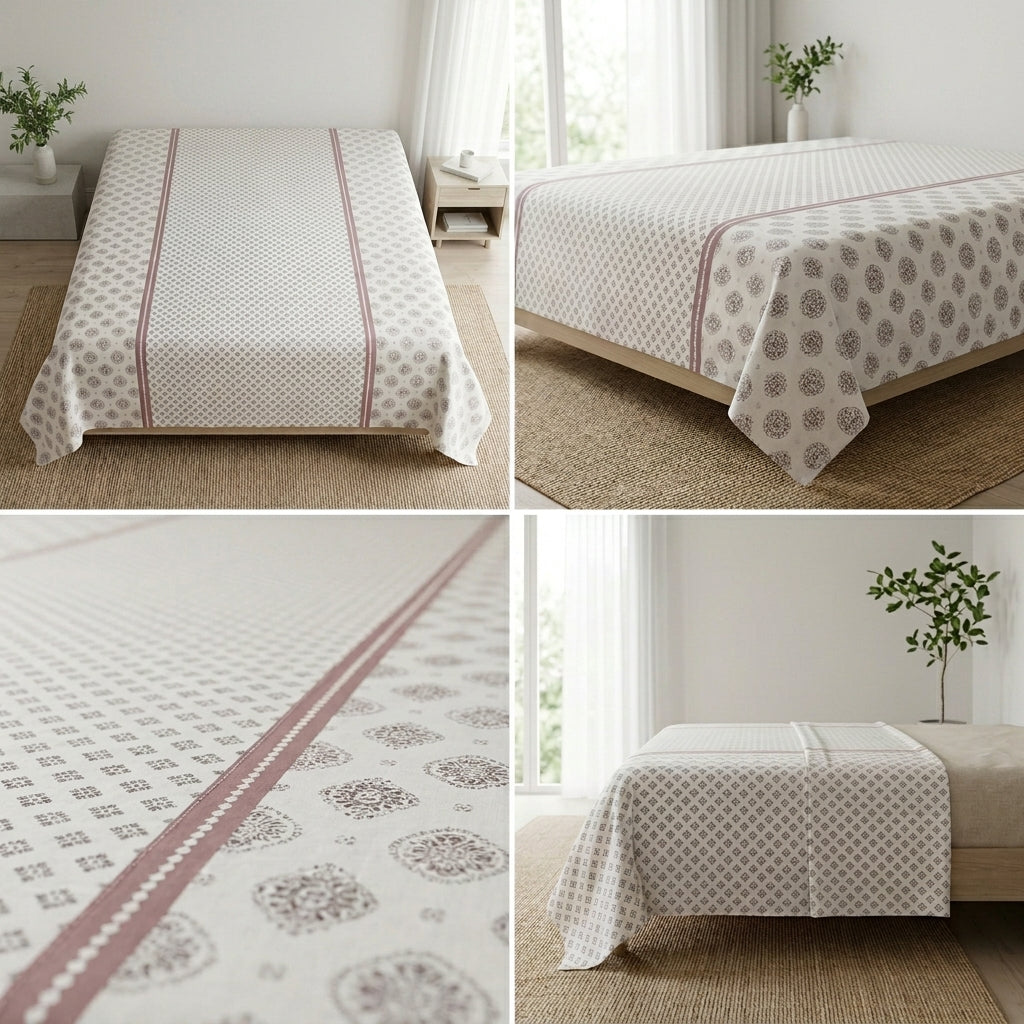Double Muslin Reversible Dohar – 300 Thread Count | Premium Summer Comfort