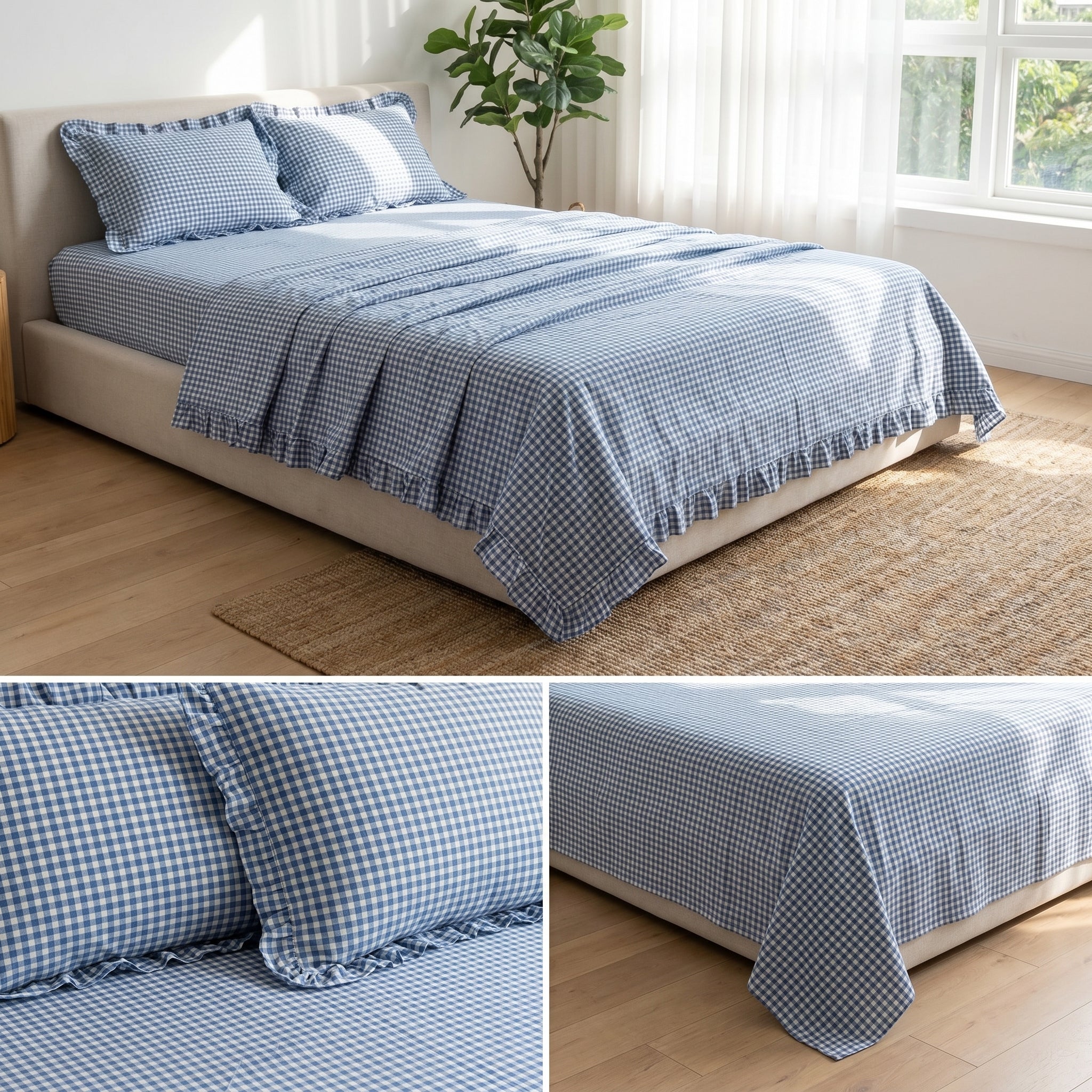 5-Piece Victorian Quilted Bedspread Set – King Size
