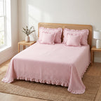 5-Piece Victorian Quilted Bedspread Set – King Size